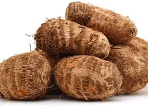 Cocoyam tubers for soup in Lagos
