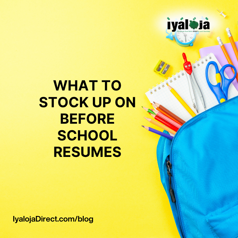 What to Stock Up on Before School Resumes 