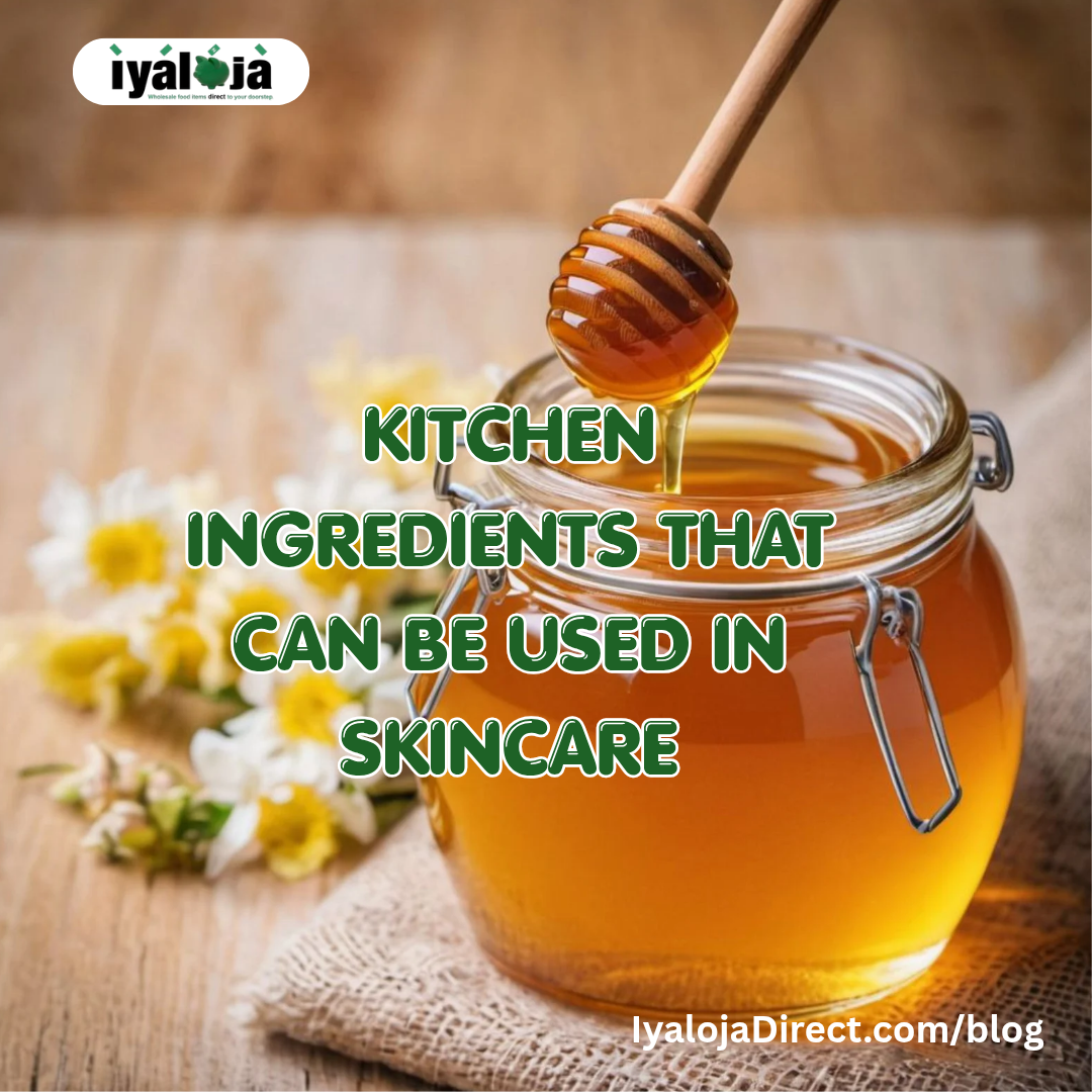 KITCHEN INGREDIENTS THAT CAN BE USED IN SKINCARE.