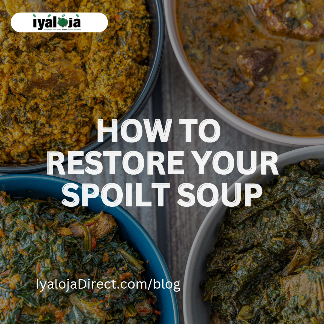 HOW TO RESTORE YOUR SPOILT SOUP WITH TWO SIMPLE STEPS.
